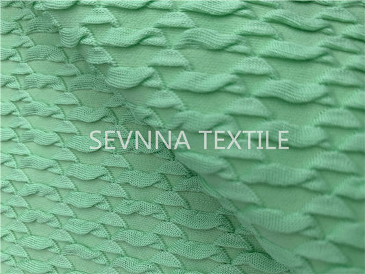 Stof Repreve Spandex van Swimwear van de munt de Groene Textuur Polygaren Gerecycleerde