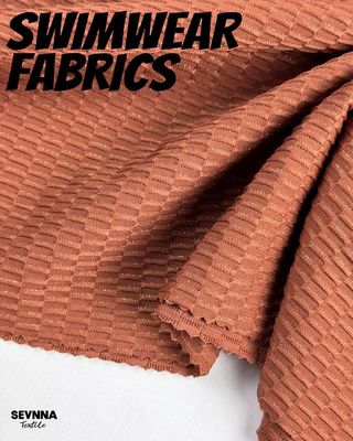 Premium textuurde zwembroek met 130 cm breedte 250 g gewicht en gerecycled nylon samenstelling voor hoogwaardige zwembroeken