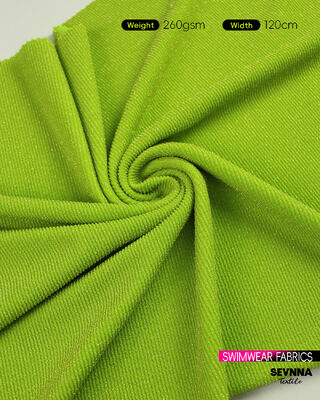 Eco-vriendelijke zwembroekstof met een breedte van 120 cm ademend en duurzaam gerecycled zwembroekmateriaal