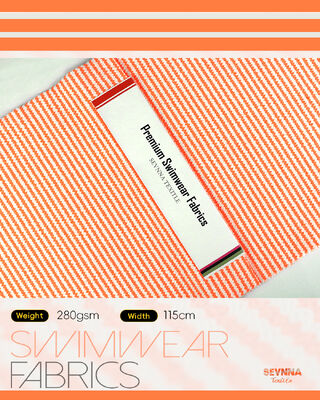 Premium zwemstof met textuur van 95% gerecycled polyester + 5% spandex, 280 g/m² gewicht en hoog ademend vermogen voor zwemkleding