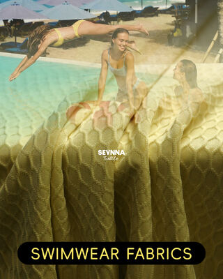 Eco Friendly Swimwear Fabric developed to meet environmental standards with superior durability and comfort for swimwear collections