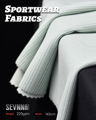 Ademende, vochtafvoerende yogakledingstof met stretch, anti-geur en rondbreiwerk voor activewear