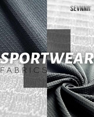 UPF 50+ Sneldrogende Hardloopstoffen met Reflecterende Details voor Sportkleding en Veiligheidskleding