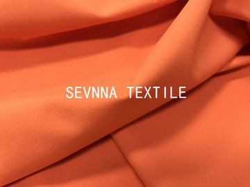 Het oranje Kleurennylon en Spandex Materiële SPF 50+ voor Yoga dragen 152CM Breedte