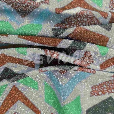 Hoge dichtheid dubbel gebreide stof 70% gerecycled poly 20% metaal 10% EL en Jacquard stijl