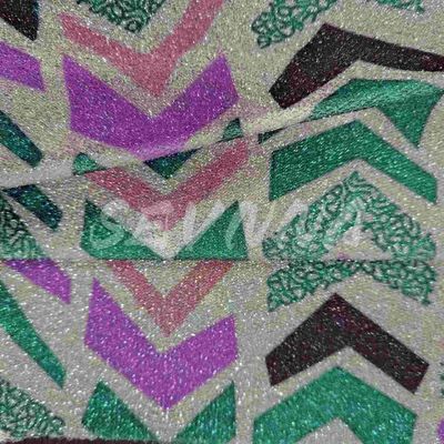 Soft Jacquard gebreide dubbel gebreide weefsel gerecycled polyester dichtheid rol verpakt voor volwassenen/kinderen