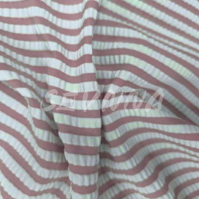 High Stretch Polyester Spandex Stof Voor Badkleding 55%Recycled Polyester 40% Nylon 5%EL