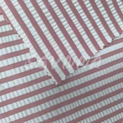 High Stretch Polyester Spandex Stof Voor Badkleding 55%Recycled Polyester 40% Nylon 5%EL