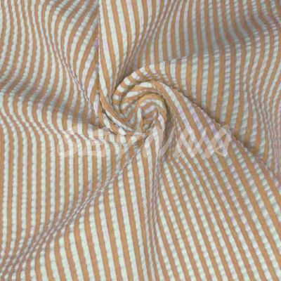 Zomer/herfst dubbel gebreide stof voor volwassenen en kinderen 240 gram gerecycled polyester mengsel 120 cm breed