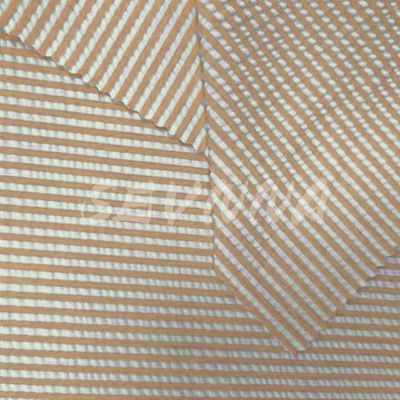 Zomer/herfst dubbel gebreide stof voor volwassenen en kinderen 240 gram gerecycled polyester mengsel 120 cm breed