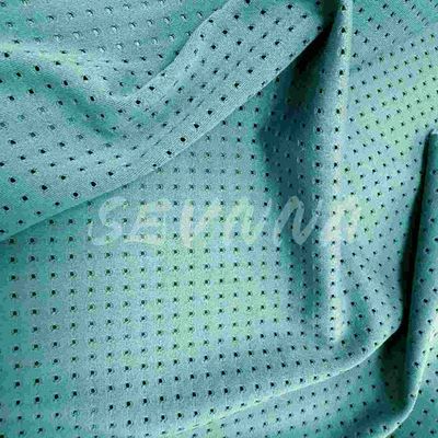 Naadloos 80% gerecycled nylon 20% spandex sport beha stof Stretch Solid / digitaal gedrukt textiel