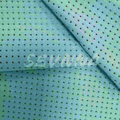 Naadloos 80% gerecycled nylon 20% spandex sport beha stof Stretch Solid / digitaal gedrukt textiel