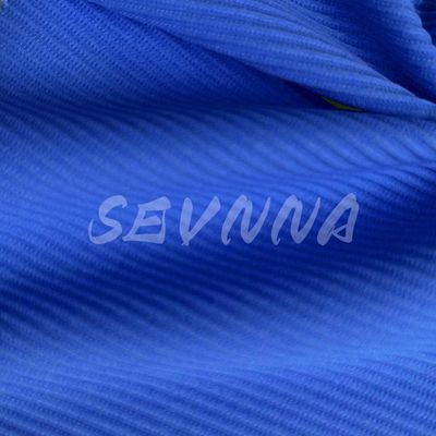 Blauw polyester spandexstof voor kledingfabrikanten