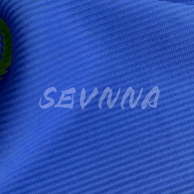 Blauw polyester spandexstof voor kledingfabrikanten