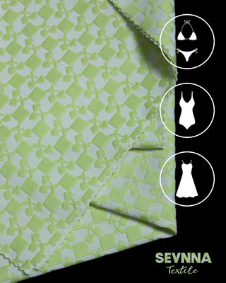 340 gm 92%Recycled Poly + 8%Spandex Recycled Polyester Stof RN-2441