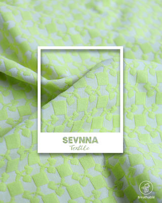 340 gm 92%Recycled Poly + 8%Spandex Recycled Polyester Stof RN-2441