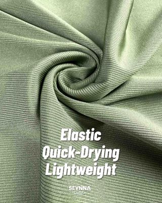 88% gerecycled nylon 12% spandex ademend rekstof voor training / fitness