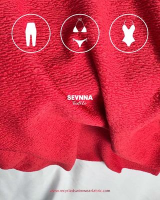 96% gerecycled nylon 4% spandex polyester spandex stof voor milieuvriendelijke prestaties