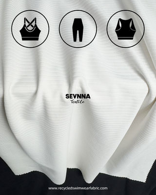 Xtra Life-technologie in ademend gerecycled lycra stof milieuvriendelijk en duurzaam