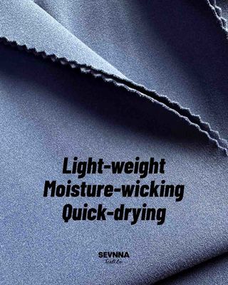 230 gm 77% Biobased Nylon + 23%Swart Spandex Strip Recycled Nylon Stof SP7441