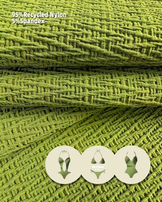 Eco-vriendelijke zwembroekstof Eco-vriendelijk alternatief voor zwembroekcollectie