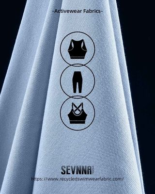 Gedrukt met recycled lycra-stof Eco-vriendelijk Opvallend met techniek Folie van mist Metalen afdruk