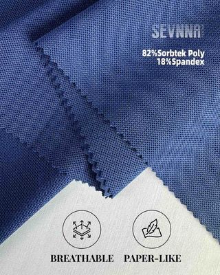230 gm polyester spandex stof Kleurvastheid 2-5 Grade voor performance kleding