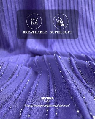 Duurzame stof voor zwemkleding, 130cm breed, 220gsm, milieuvriendelijk