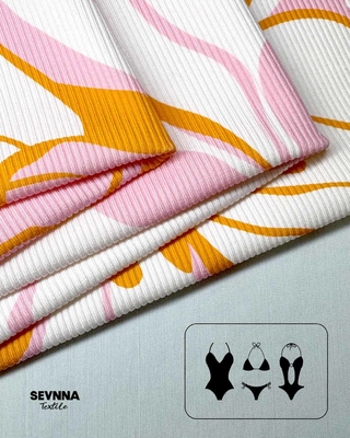 Zacht rekbare lycra-stof hoogwaardig en rekbaar voor kleding