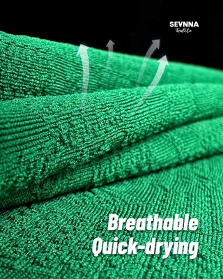 Hoge vormbehoudende, getextureerde zwemstofalternatieven 91% gerecycled polyester 9% spandex met garantie