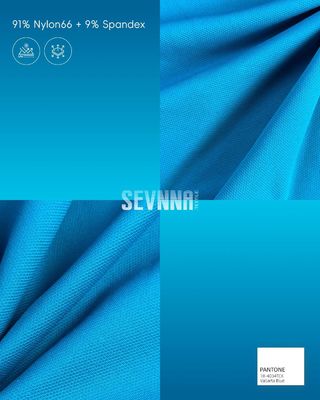 UPF 50+ hardloopstof Nylon66 Spandex 4-weg stretch