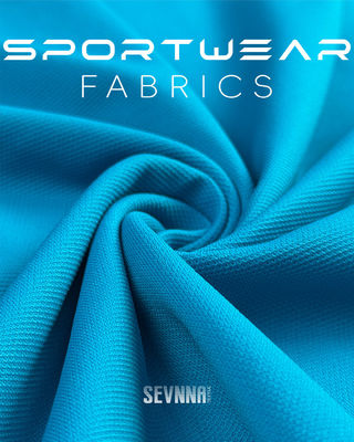 UPF 50+ hardloopstof Nylon66 Spandex 4-weg stretch