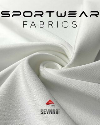 Lichtgewicht stretch Lycra stof 85% gerecycled polyester