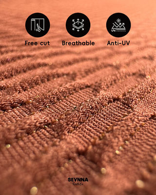 Premium textuurde zwembroek met 130 cm breedte 250 g gewicht en gerecycled nylon samenstelling voor hoogwaardige zwembroeken