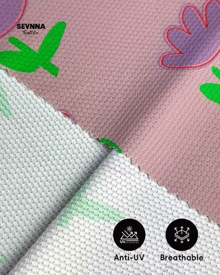 180 gram dubbel gebreide stof voor zomer- en herfstkleding met milieuvriendelijk 87% gerecycled nylon