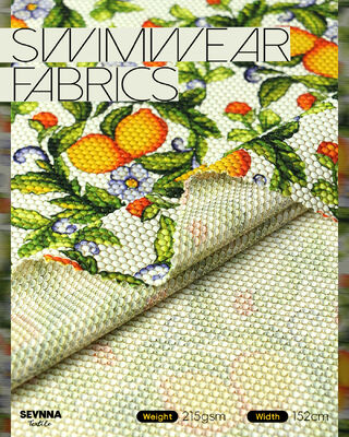 215 gram Eco-vriendelijk zwembroekstof met 152 cm breedte en gerecycled nylon voor duurzaam zwembroek