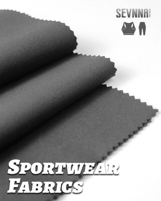 Zacht rekbaar lycra stof met hoge elasticiteit en aangepaste kleuropties voor sportief en casual dragen