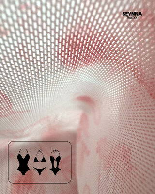 105 gram biologisch afbreekbaar, milieuvriendelijk zwembroekstof met een breedte van 155 cm voor duurzame zwembroeken