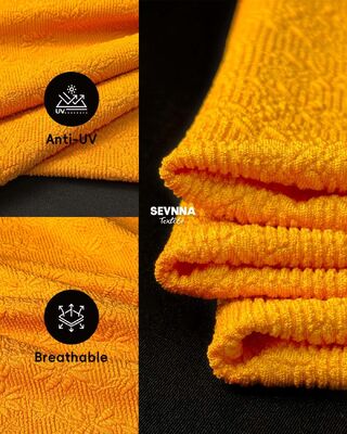 300 g/m² gewicht, hoge chloorbestendigheid, getextureerde zwemstof met hoge vormvastheid voor badmode