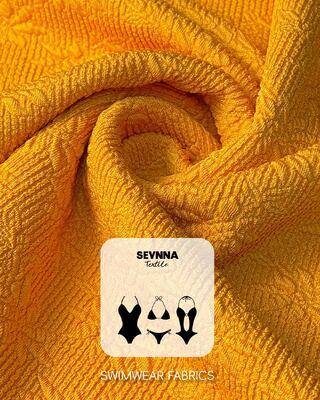 300 g/m² gewicht, hoge chloorbestendigheid, getextureerde zwemstof met hoge vormvastheid voor badmode