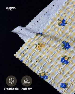 Hoge chloorbestendige textuur zwemstof met 92% gerecycled nylon + 8% spandex en 215 gram gewicht voor duurzame zwembroeken