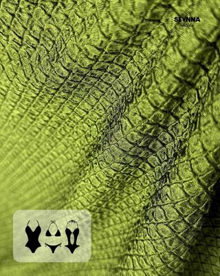 285 g/m² chloorbestendig, sneldrogend gerecycled zwemkledingmateriaal voor duurzame, milieuvriendelijke zwemkleding