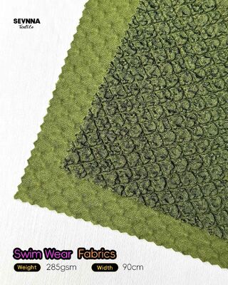 285 g/m² chloorbestendig, sneldrogend gerecycled zwemkledingmateriaal voor duurzame, milieuvriendelijke zwemkleding