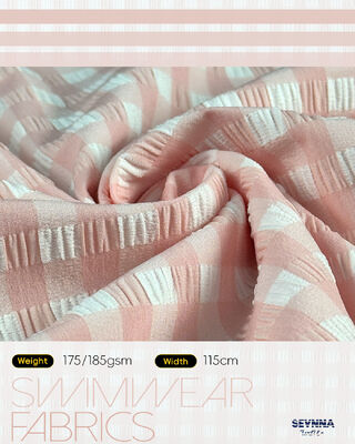 Chloorbestendige, milieuvriendelijke zwembroekstof met tweewegse elastische en sneldrogende eigenschappen