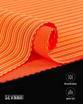 Hoog ademend snel droogend activiteitskleding gebreide stof met gerecycled nylonvezel voor sportkleding