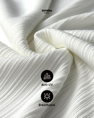 Recycled Polyester Double Knit Jacquard Stof met 160cm Breedte voor Milieubewuste Kleding