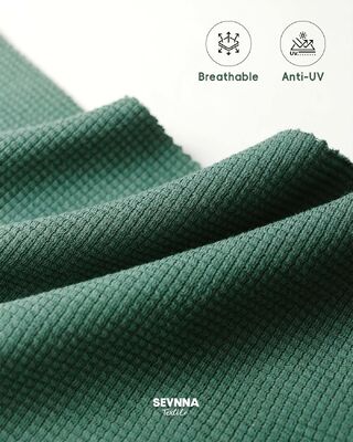 High Stretchiness Textured Swim Fabric met 95% biologisch katoen en 5% spandex voor hoge kleurvastheid