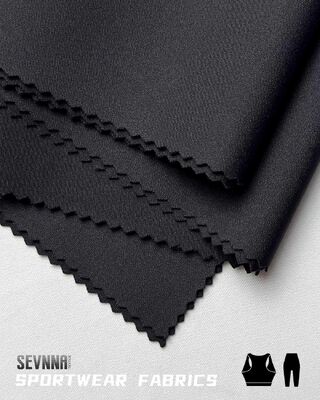 75% Nylon + 25% Spandex Activewear Gebreide stof met hoge adembaarheid en sneldrogen voor sportkleding Textielstof