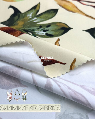 86% Nylon 14% Spandex Recycled Swimwear Fabric 205gsm Unisex Duurzaam zwembroekmateriaal voor milieuvriendelijke zwembroekcollecties