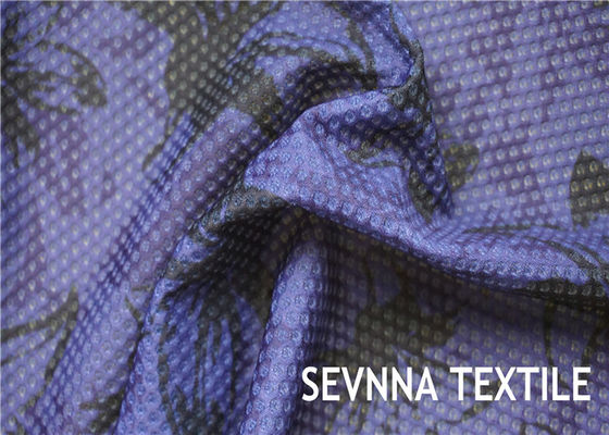 De semi Saaie Geweven Gerecycleerde Nylon Textiel van Stoffenactivewear met Jacquardstrepen